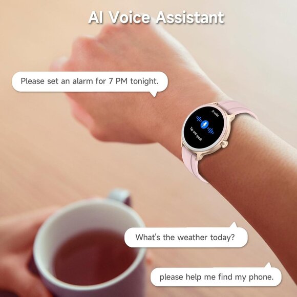 ⚡Smart Watch for Men Women 1.27 HD Touchscreen Fitness Tracker Bluetooth Calling - Picture 2 of 9